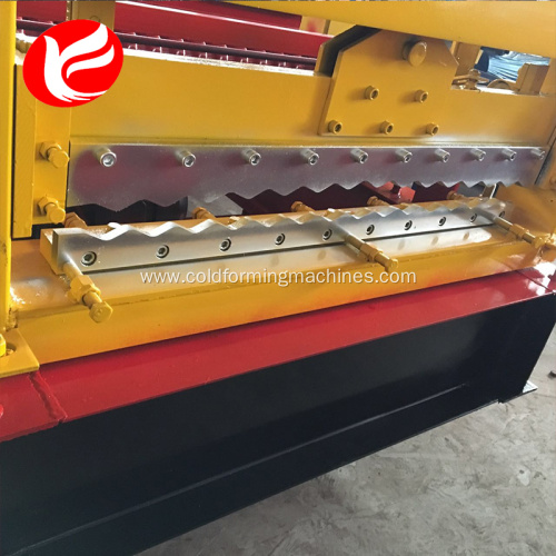 Corrugated roof sheet roll forming making machine